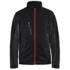 Image de Veste Softshell Noir/rouge Taille L