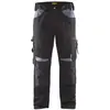 Image de Pantalon De Travail Artisan Sans Poches Flottantes Noir/gris Taille 42l