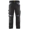 Image de Pantalon De Travail Artisan Sans Poches Flottantes Noir/gris Taille 38