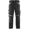 Image de Pantalon artisan BLAKLADER Sans poches flottantes T.46 - NOIR/GRIS CLAIR - 155618609994-46