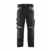 Image de Pantalon artisan BLAKLADER Sans poches flottantes T.52 - NOIR/GRIS CLAIR - 155618609994-52