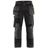 Image de Pantalon De Travail Artisan Stretch Gris Foncé/noir Taille 50