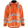 Image de Veste De Pluie Haute Visibilité Niveau 3 Orange Taille M
