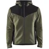 Image de Veste tricotée BLAKLADER Softshell - Vert foncé/Noir - 594025364199S
