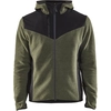 Image de Veste tricotée avec Softshell vert foncé/noir T2XL BLÅKLÄDER 594025364199XXL