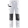Image de Pantalon De Travail Pour Femmes Peintre Blanc Et Gris Foncé D25