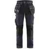Image de Pantalon de travail artisan + stretch bleu marine/noir T42 BLÅKLÄDER 159918608699C48