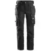 Image de Snickers Workwear, Pantalon de travail, stretch arbejdsbukser m. haengelommer 6241 sort str. 58 (58)