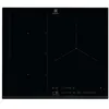 Image de Electrolux EIV653 - Table de cuisson à induction - 3 plaques de cuisson - Niche - largeur : 56 cm - profondeur : 49 cm - avec avant biseauté - noir