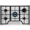 Image de Electrolux Slim line KGS7536SX - Table de cuisson au gaz - 5 plaques de cuisson - Niche - largeur : 56 cm - profondeur : 48 cm - acier inoxydable