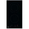 Image de Electrolux Domino LHR3233CK - Vitrocéramique - 2 plaques de cuisson - Niche - largeur : 27 cm - profondeur : 49 cm - sans cadre - noir