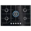 Image de Table verre gaz 74cm 5 foyers noir Electrolux KGG75362K