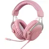 Image de Deltaco Gaming PH85 (Filaire), Casque gaming, Pink, Rose