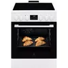 Image de Cuisinière vitrocéramique 58l 4 feux blanc Electrolux LKR664177W