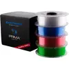 Image de Prima Creator EasyPrint PETG Value Pack - 1.75mm - 4x 500 g Total 2 kg - Clear Rose Light Blue (1.75 mm, 2000 g), Filament 3D, Bleu, Vert, Transparent, Rose