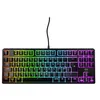 Image de CHERRY XTRFY K4V2 - Clavier - RGB - 80% - TKL - backlit - USB - QWERTZ - Allemand - commutateur : CHERRY MX2A Red - noir