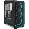 Image de Fractal Meshify 3 Ambience Pro RGB Light Tint Black (ATX, E-ATX, mATX, Mini-ATX, Mini-ITX), Boîtier PC, Noir
