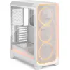 Image de Fractal Meshify 3 Ambience Pro RGB Clear Tint White (ATX, E-ATX, mATX, Mini-ITX), Boîtier PC, Blanc