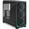 Image de Fractal Meshify 3 XL Ambience Pro RGB Light Tint Black (ATX, E-ATX, EE-ATX, Mini-ATX, Mini-ITX, SSI CEB, SSI EEB), Boîtier PC, Noir