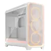 Image de Fractal Design Meshify 3 XL Ambience Pro RGB - Tour - ATX étendu - pas d'alimentation (ATX) - blanc TG teinte foncée - USB/Audio