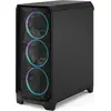 Image de Fractal Case Meshify 3 Black RGB TG Light Tint (ATX, mATX, Mini-ITX), Boîtier PC, Noir