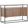 Image de Buffet 3 Portes en Teck "Kingsport" 120cm Marron