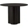 Image de Table a manger fixe sans tiroir 4 personnes rond en Bois L 110 cm