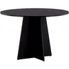 Image de Table de repas ronde ?110 cm Bootcut noir