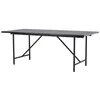 Image de Table a manger fixe sans tiroir 8 personnes rectangle en Bois L 200 cm