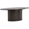 Image de Venture Home - Table basse en MDF Bianca Ovale