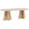 Image de Table de repas ovale Bootcut naturel