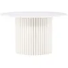 Image de Table à Manger Ronde "Härön" 110cm Blanc