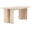 Image de Table de repas 110 x 120 cm Tyresö Bois blanchi