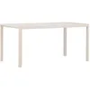 Image de Table extérieure en aluminium 150 x 85 x 72 cm Giardini beige
