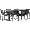 Image de Ensemble table de repas et 6 chaises extérieures Lampedusa