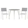 Image de Salon de jardin GENERIQUE 2 pieces 2 personnes 90 x 90 x 74 cm aluminium