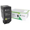 Image de Lexmark - À rendement élevé - jaune - original - cartouche de toner LCCP, LRP, Entreprise Lexmark - pour Lexmark CX725de, CX725dhe, CX725dthe