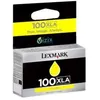 Image de Lexmark Cartridge No. 100XLA - À rendement élevé - jaune - original - cartouche d'encre - pour Lexmark Prevail Pro704, Value Ink Prevail Pro709, Value Ink Prospect Pro209