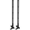 Image de Multibrackets Support de barre de son, pour système Pro, métal, noir (1 pièce, Installation murale, Réglable en hauteur), Pied + support mural pour enceinte, Noir