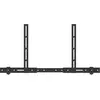 Image de Multibrackets Support de barre de son (Installation murale, Non mobile), Pied + support mural pour enceinte, Noir