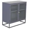 Image de Venture Home - Buffet 2 portes en acier Bakal gris