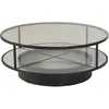 Image de Furniture Fashion - Table basse en verre ronde Falsterbo