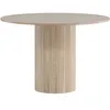 Image de Table ronde en MDF Bianca 110 cm naturel