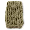 Image de Venture Home - Jeté de canapé grosse maille en polyester Kate 170 x 130 cm Vert