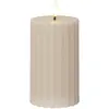 Image de Star Trading, Bougie à LED, LED Pillar Bougie Flamme Stripe (1x)