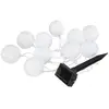 Image de Best season 477-13 guirlande lumineuse solaire boules blanches extérieur lumière blanche froide 2,7 m 10 led