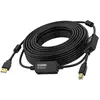Image de Vision Câble booster USB 2.0 de 10m noir (10 m, USB 2.0), Câble USB