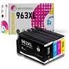 Image de Pack 4 cartouches compatible avec HP 963XL - 123CONSOMMABLES