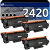 Image de Cartouches de toner - Brother - TN2420 TN2410 - Noir - Pack de 4 - 3000 pages par cartouche