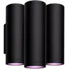 Image de Philips, Éclairage d'extérieur, Hue Appear muurlamp White and Color Zwart 3-Pack (lampe blanche et couleur) (IP44)